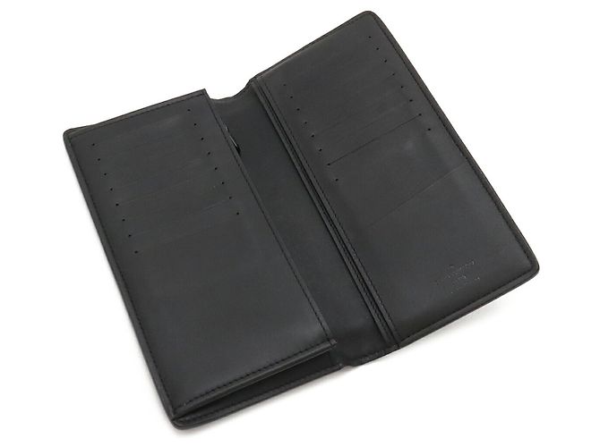 Louis Vuitton Cartera Bi-fold Long Brazza Dark Infinity Negro - vista 5