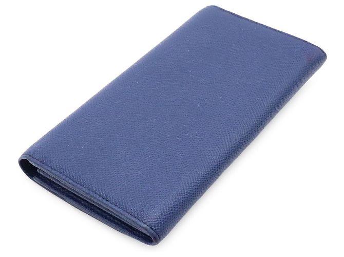 Cartera larga bi-fold Bvlgari Bulgari Clip Azul - vista 3