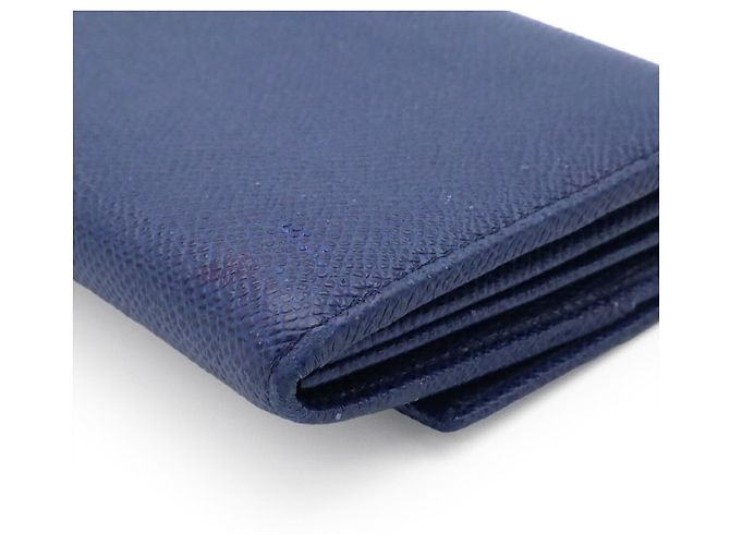 Cartera larga bi-fold Bvlgari Bulgari Clip Azul - vista 4