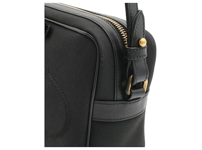 Borsa a tracolla in jacquard Prada Nero - vista 5