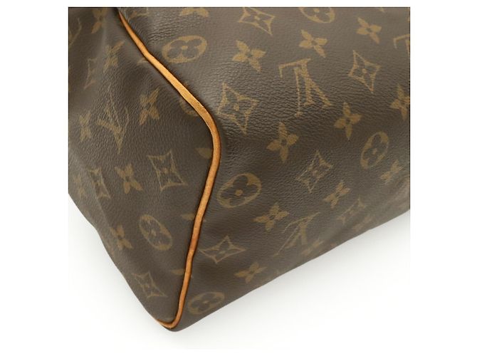 Borsa Louis Vuitton Monogram Speedy 25 Marrone - vista 4