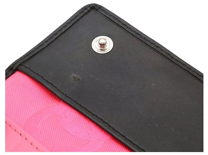 Chanel Cambon Line Schlüsselcase Schwarz Pink - Ansicht 8