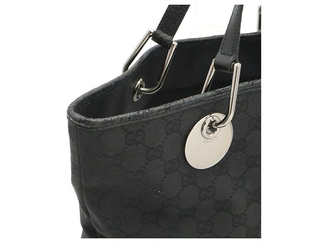 Borsa Tote Gucci GG Canvas Nero - vista 5
