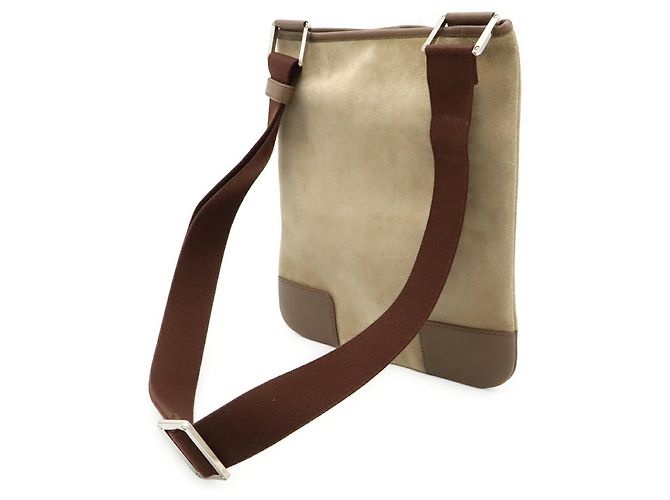 Borsa a Spalla Loewe Anagram Marrone Beige - vista 3