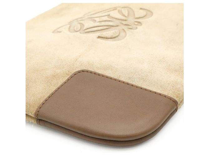 Borsa a Spalla Loewe Anagram Marrone Beige - vista 4