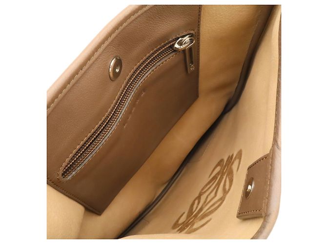Borsa a Spalla Loewe Anagram Marrone Beige - vista 7