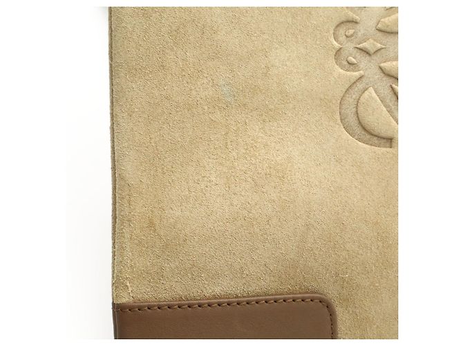 Borsa a Spalla Loewe Anagram Marrone Beige - vista 8
