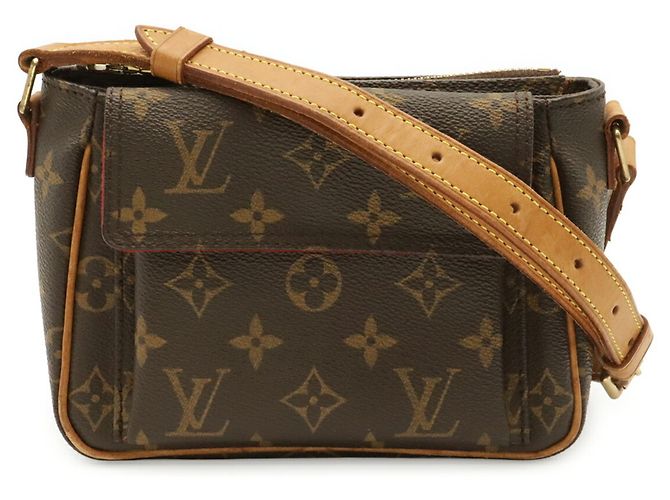 Borsa a Spalla Louis Vuitton Monogram Vivacite PM Pochette Marrone - vista 2