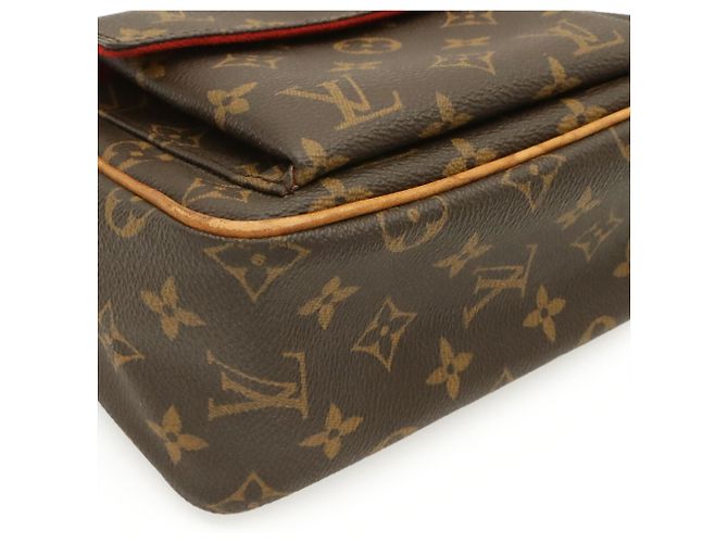 Borsa a Spalla Louis Vuitton Monogram Vivacite PM Pochette Marrone - vista 4