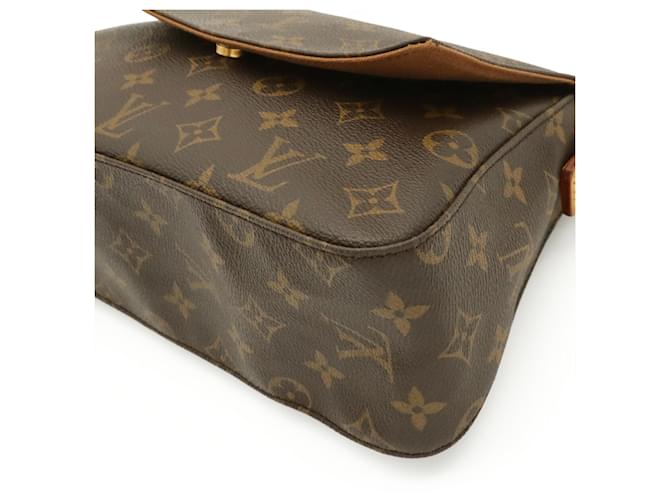Borsa a tracolla Louis Vuitton Monogram Mini Looping Marrone - vista 4