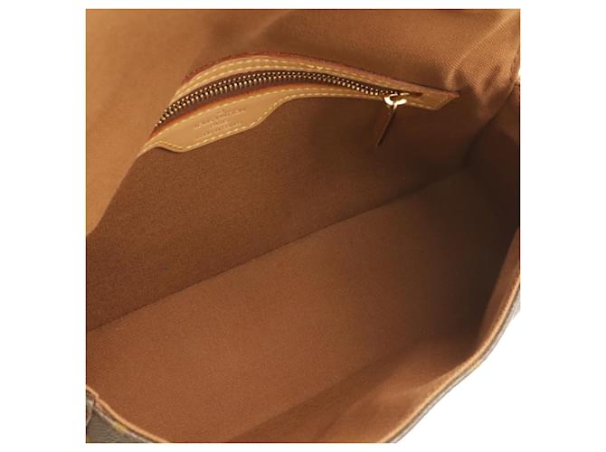 Borsa a tracolla Louis Vuitton Monogram Mini Looping Marrone - vista 6