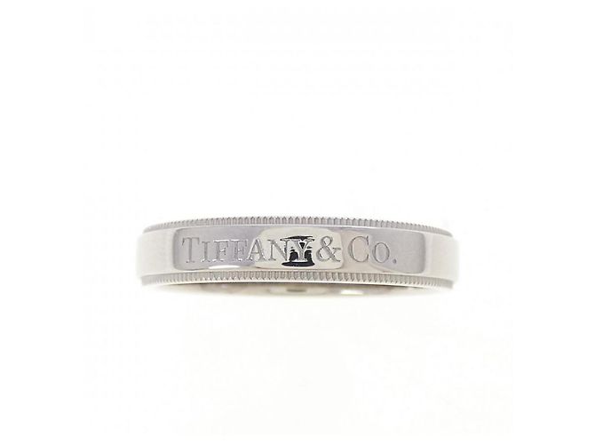 Tiffany & Co. Milgrain Ring aus Platin 950 - Ansicht 2