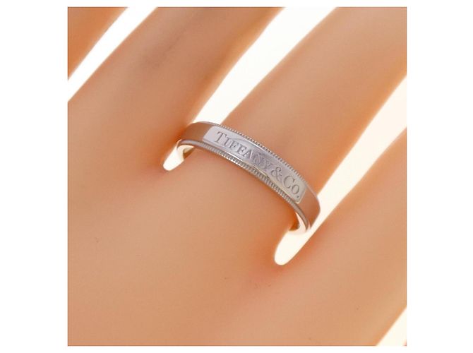 Tiffany & Co. Milgrain Ring aus Platin 950 - Ansicht 5