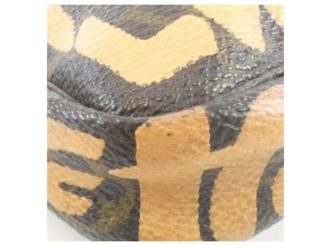 Louis Vuitton Monogram Graffiti Pochette Accessoires Marrone Pesca - vista 2