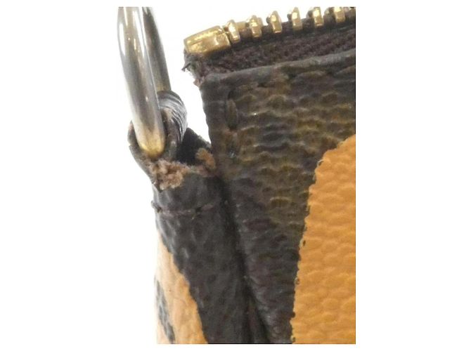 Louis Vuitton Monogram Graffiti Pochette Accessoires Marrone Pesca - vista 5