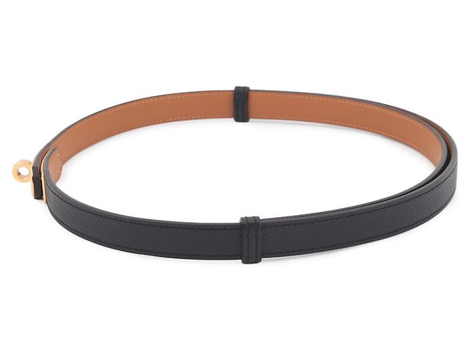 Hermès Cintura Hermes Kelly in pelle Epsom nera Nero - vista 2