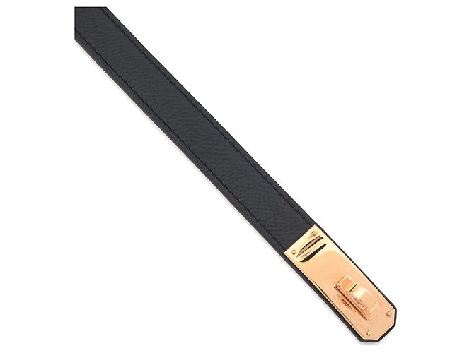 Hermès Cintura Hermes Kelly in pelle Epsom nera Nero - vista 4