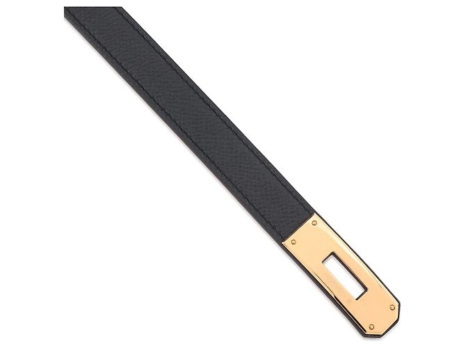 Hermès Cintura Hermes Kelly in pelle Epsom nera Nero - vista 5