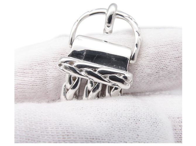 Hermès Bracciale Charm Hermes in Argento 925 - vista 7