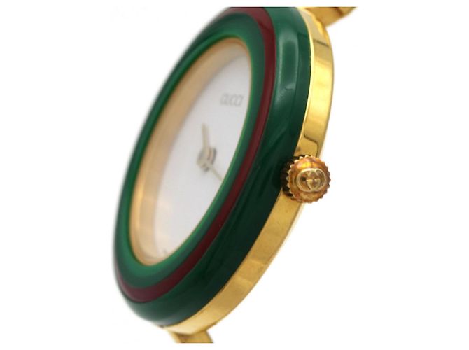 Gucci Change Ring GP Uhr Quarz Mittlere Größe - Ansicht 3