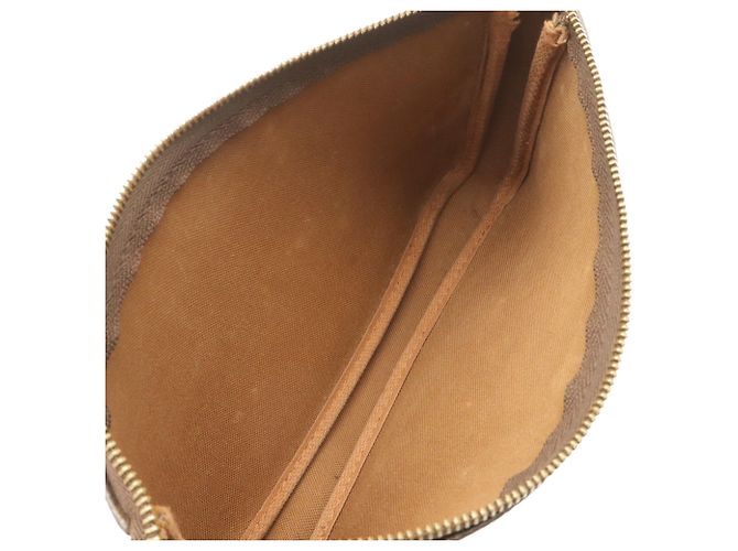 Borsa a mano Louis Vuitton Monogram Pochette Accessoires Marrone - vista 9