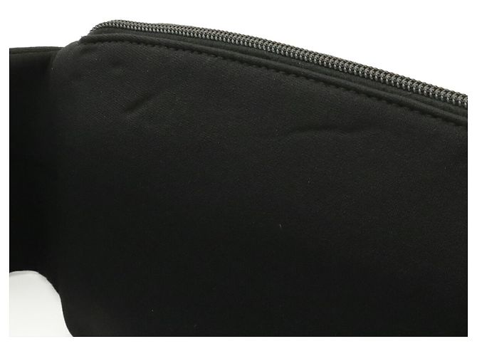 Prada Sport Bauchtasche aus schwarzem Mesh und Neopren - Ansicht 5