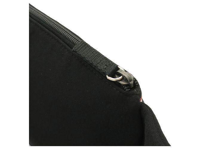 Prada Sport Bauchtasche aus schwarzem Mesh und Neopren - Ansicht 6