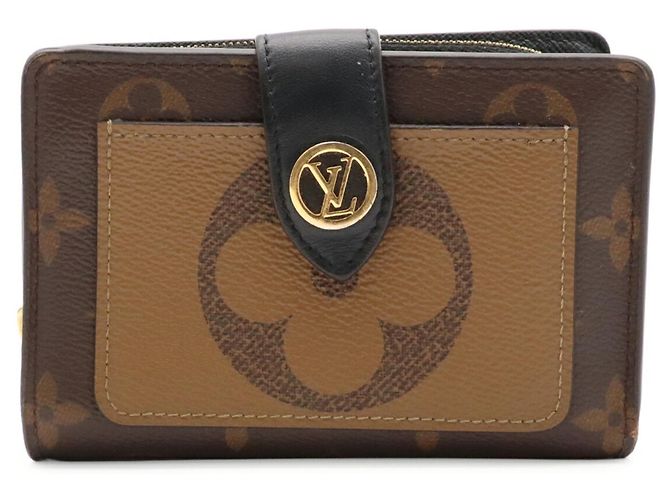 Cartera Bi-fold Juliette Monogram Reverse Louis Vuitton Castaño Marrón claro - vista 2