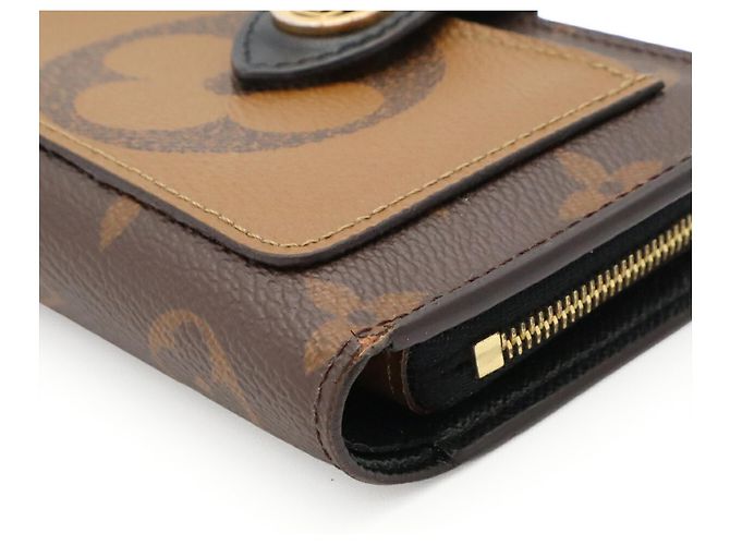 Cartera Bi-fold Juliette Monogram Reverse Louis Vuitton Castaño Marrón claro - vista 4