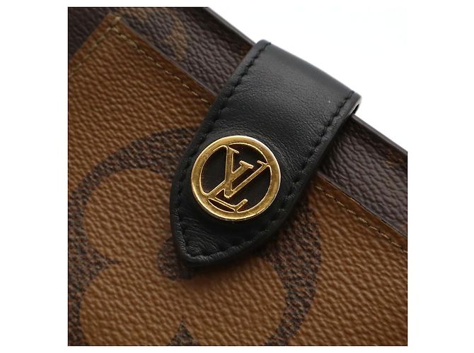 Cartera Bi-fold Juliette Monogram Reverse Louis Vuitton Castaño Marrón claro - vista 6