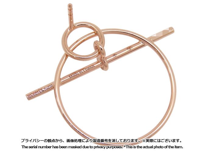 Hermès Boucles d'oreilles Loop Echappé PM Hermes - vue 8