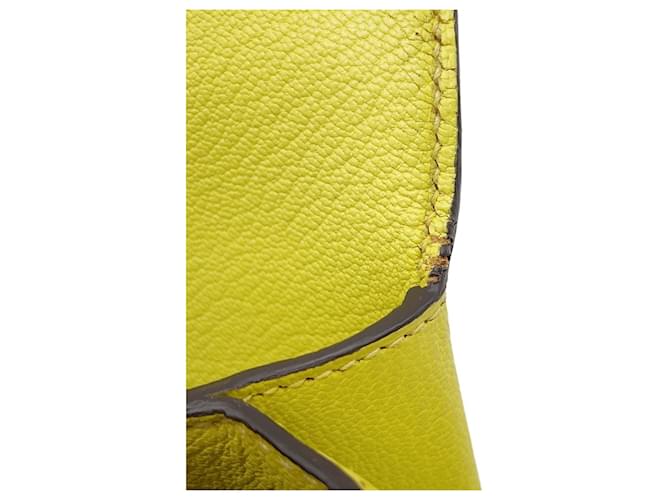 Hermès Clutch Hermes Opli Lime D'oro - vista 11