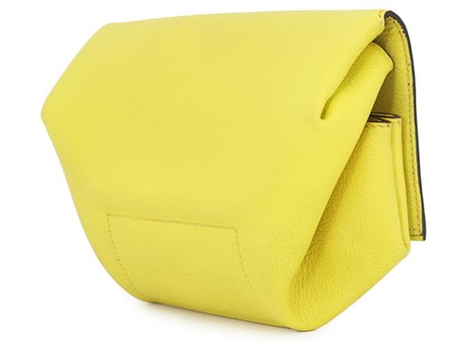 Hermès Clutch Hermes Opli Lime D'oro - vista 2