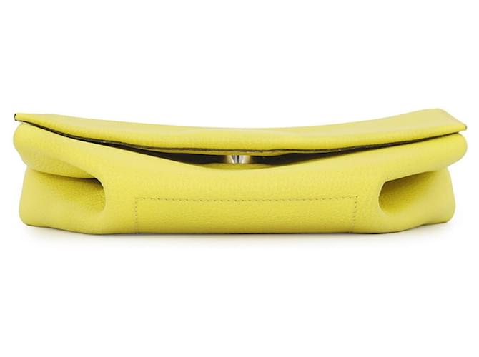 Hermès Clutch Hermes Opli Lime D'oro - vista 3