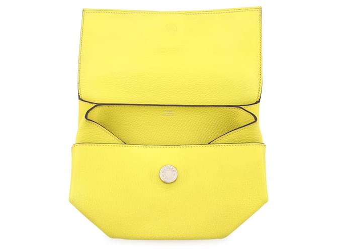 Hermès Clutch Hermes Opli Lime D'oro - vista 5
