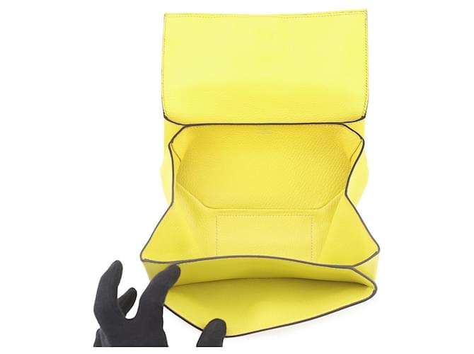 Hermès Clutch Hermes Opli Lime D'oro - vista 6