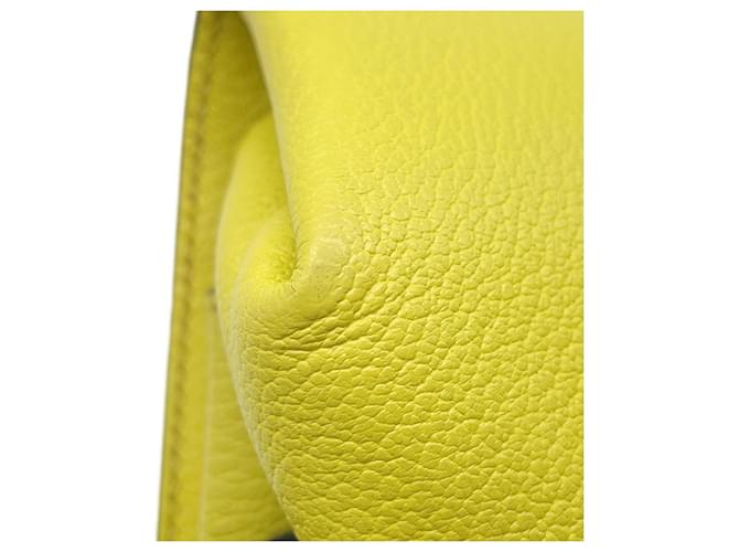 Hermès Clutch Hermes Opli Lime D'oro - vista 7