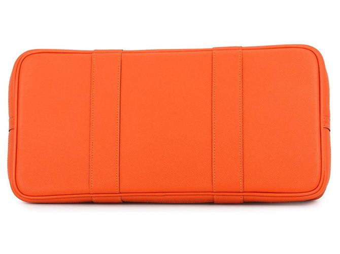 Hermès Borsa Tote Hermes Garden PM in Feu Rosso - vista 3