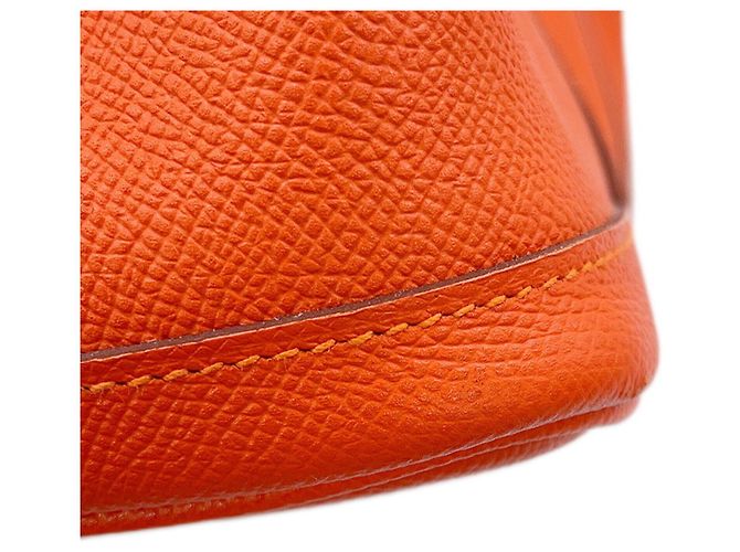 Hermès Borsa Tote Hermes Garden PM in Feu Rosso - vista 8