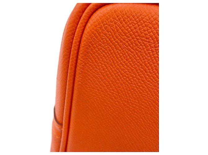 Hermès Borsa Tote Hermes Garden PM in Feu Rosso - vista 9