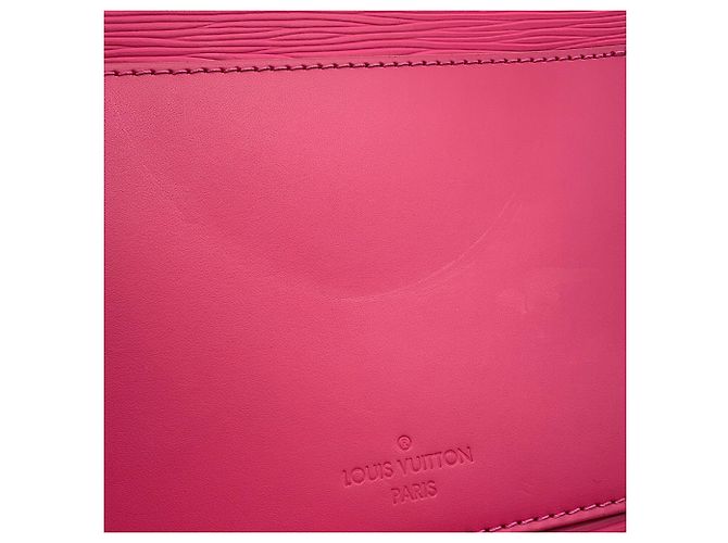 Bolso Louis Vuitton Epi Cléber PM Negro Rosa - vista 10