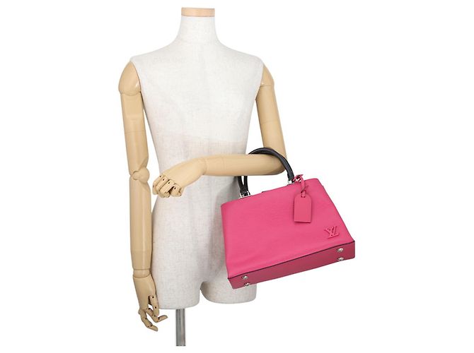 Bolso Louis Vuitton Epi Cléber PM Negro Rosa - vista 4