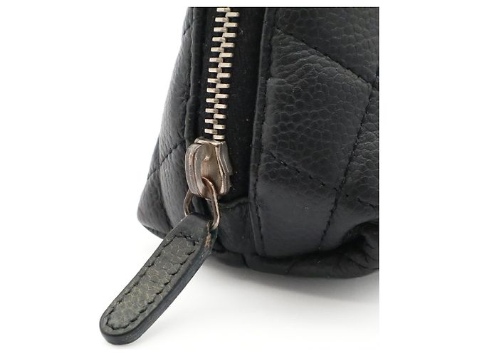 Borsa pochette Chanel Matelassé Coco Mark Nero - vista 5