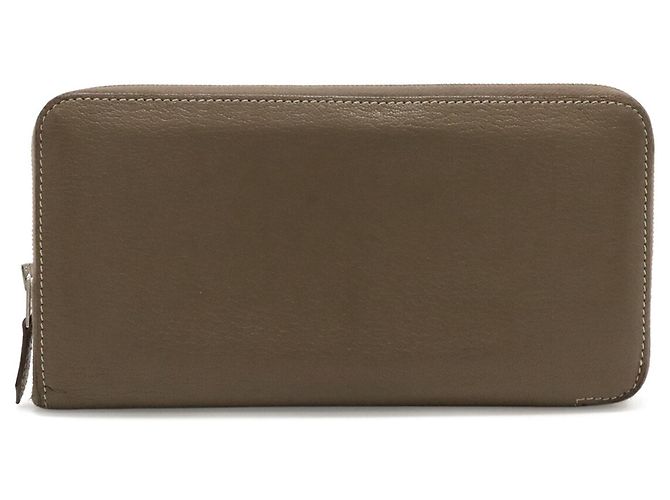 Hermès Cartera larga Azap Hermes en gris Etoupe Gris pardo - vista 2