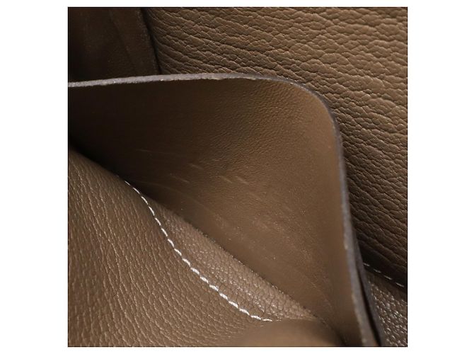 Hermès Cartera larga Azap Hermes en gris Etoupe Gris pardo - vista 7