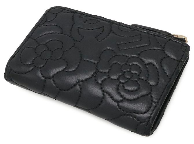 Monedero de piel de cordero negro Chanel - vista 3