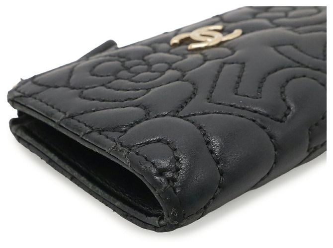 Monedero de piel de cordero negro Chanel - vista 4