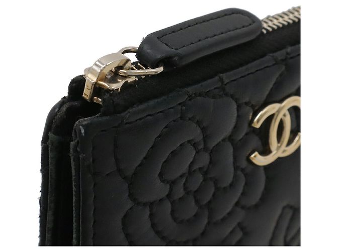 Monedero de piel de cordero negro Chanel - vista 5