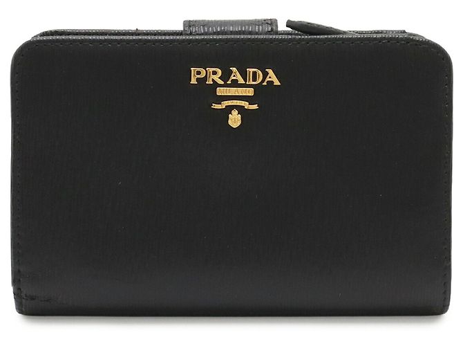 Prada Vite L'Wallet (Bi-fold) Black - view 2