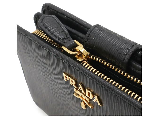 Prada Vite L'Wallet (Bi-fold) Black - view 6
